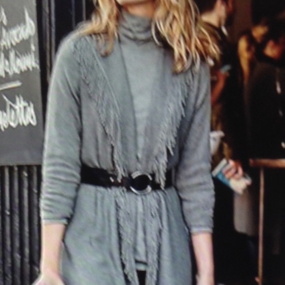 J jill fringed belted sweater. Never worn - Picture 2 of 6